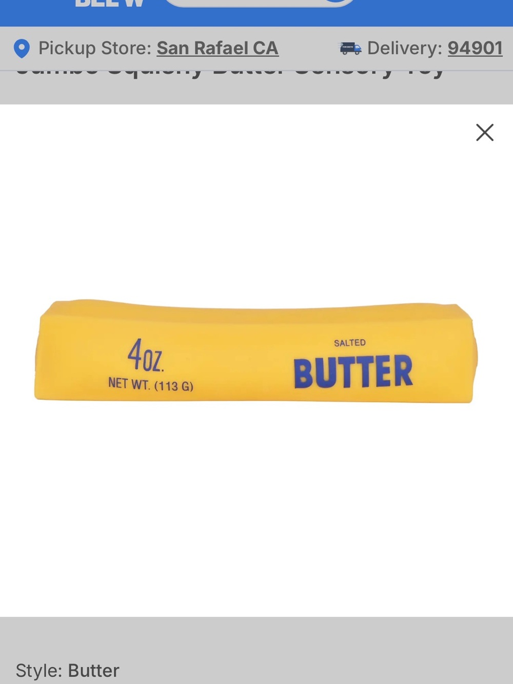 Squishy Butter Kids Toy — 5 below